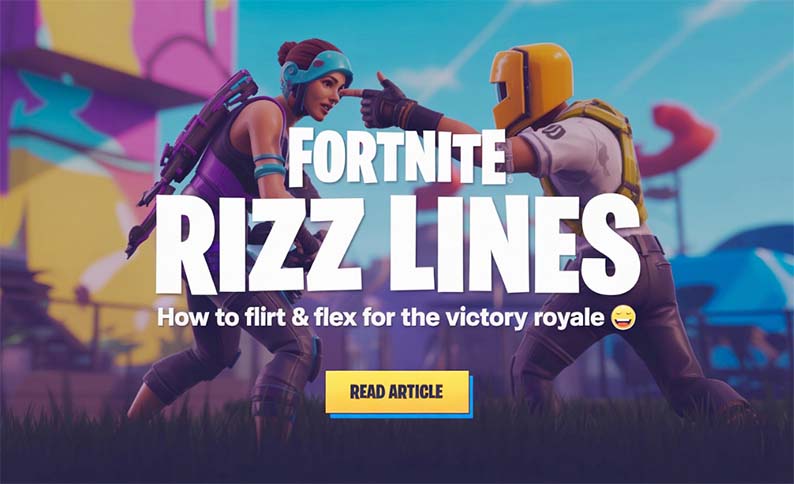 Fortnite Rizz Lines