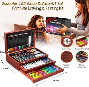 Art Set Drawing Painting Supplies Kit