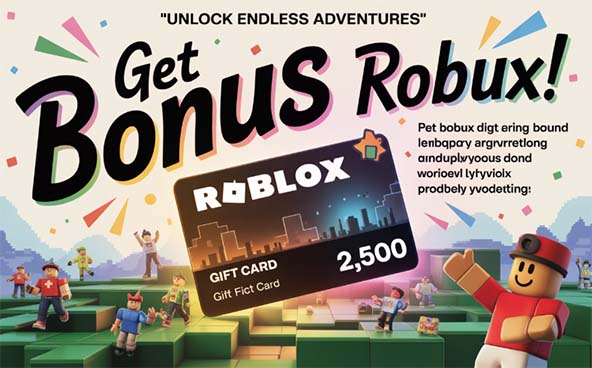 Roblox digital gift card 2500 Robux